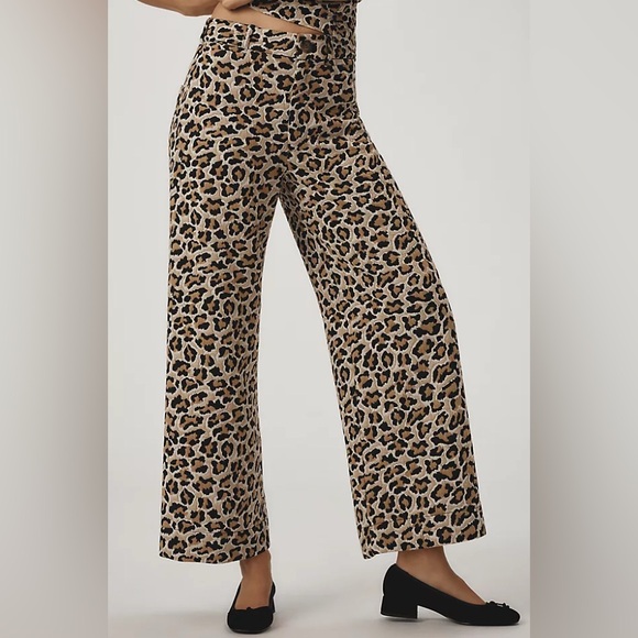Maeve Pants - Maeve - Ettie Knit High-Rise Crop Wide-Leg  NWT